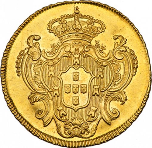 6400 Réis ( Peça ) Reverse Image minted in PORTUGAL in 1792R (1786-99 - Maria I)  - The Coin Database