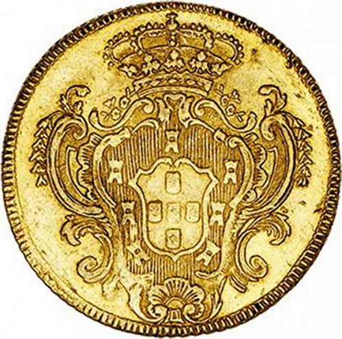6400 Réis ( Peça ) Reverse Image minted in PORTUGAL in 1795B (1786-99 - Maria I)  - The Coin Database