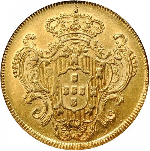 6400 Réis ( Peça ) Reverse Image minted in PORTUGAL in 1796R (1786-99 - Maria I)  - The Coin Database