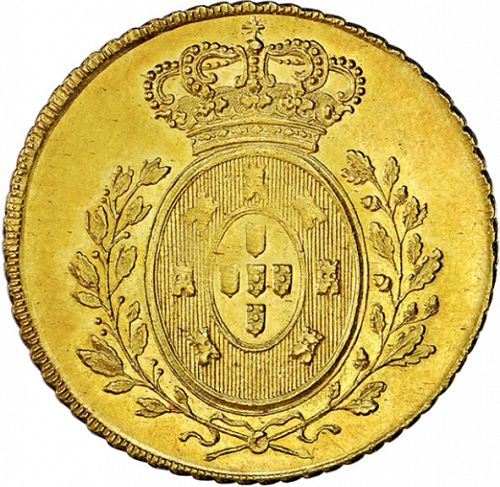 7500 Réis ( Peça ) Reverse Image minted in PORTUGAL in 1826 (1826-28 - Pedro IV)  - The Coin Database