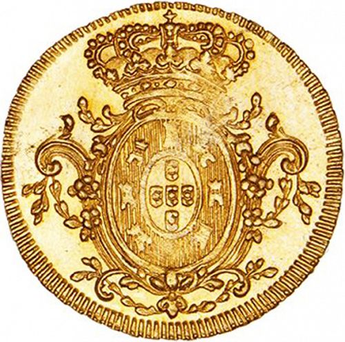 800 Réis ( Meio Escudo ) Reverse Image minted in PORTUGAL in 1805 (1799-16 - Joâo <small>- Príncipe Regente</small>)  - The Coin Database