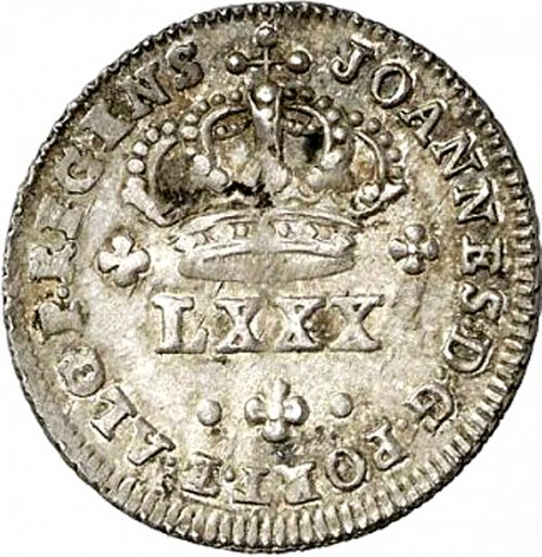 100 Réis ( Tostao ) Obverse Image minted in PORTUGAL in N/D (1799-16 - Joâo <small>- Príncipe Regente</small>)  - The Coin Database
