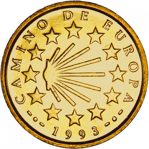 100 Pesetas Obverse Image minted in SPAIN in 1993 (1982-01  -  JUAN CARLOS I - New Design)  - The Coin Database