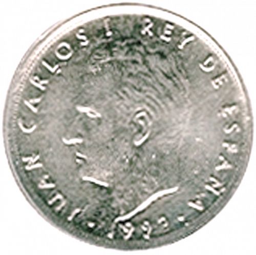 10 Pesetas Obverse Image minted in SPAIN in 1992 (1982-01  -  JUAN CARLOS I - New Design)  - The Coin Database
