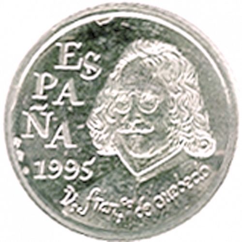 10 Pesetas Obverse Image minted in SPAIN in 1995 (1982-01  -  JUAN CARLOS I - New Design)  - The Coin Database