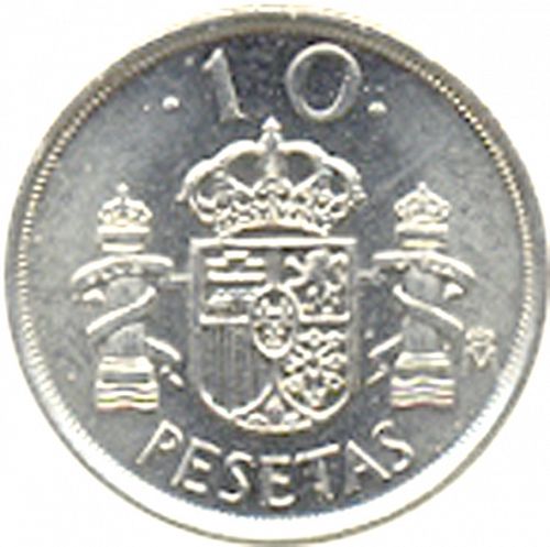 10 Pesetas Reverse Image minted in SPAIN in 2000 (1982-01  -  JUAN CARLOS I - New Design)  - The Coin Database