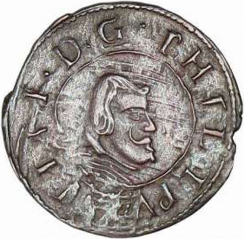 16 Maravedies Obverse Image minted in SPAIN in 1662M (1621-65  -  FELIPE IV)  - The Coin Database