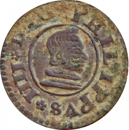 16 Maravedies Obverse Image minted in SPAIN in 1662R (1621-65  -  FELIPE IV)  - The Coin Database