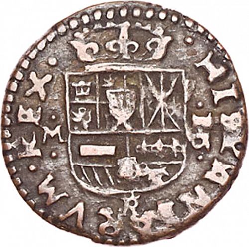 16 Maravedies Reverse Image minted in SPAIN in 1661M (1621-65  -  FELIPE IV)  - The Coin Database
