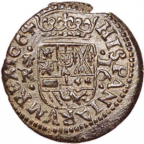 16 Maravedies Reverse Image minted in SPAIN in 1664R (1621-65  -  FELIPE IV)  - The Coin Database