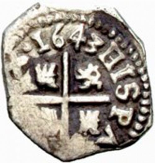17 Maravedies Reverse Image minted in SPAIN in 1643B (1621-65  -  FELIPE IV)  - The Coin Database