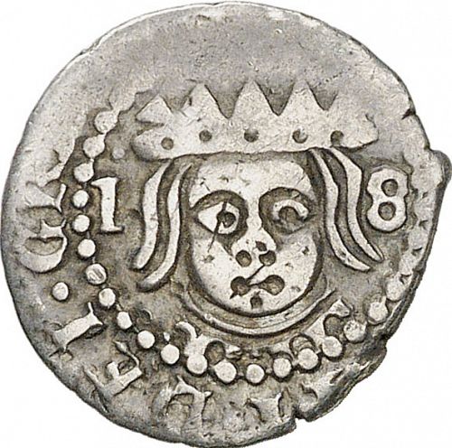 Dieciocheno Obverse Image minted in SPAIN in 1682 (1665-00  -  CARLOS II - Local Coinage)  - The Coin Database