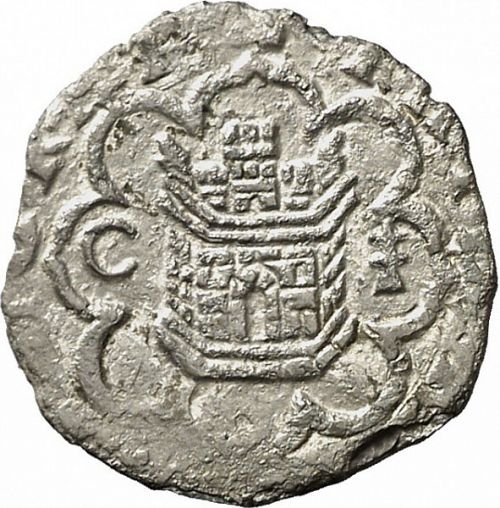 1 Cuarto - 4m Obverse Image minted in SPAIN in ND/Cs (1556-98  -  FELIPE II)  - The Coin Database