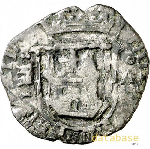 1 Cuartillo de Real Obverse Image minted in SPAIN in ND/A (1556-98  -  FELIPE II)  - The Coin Database