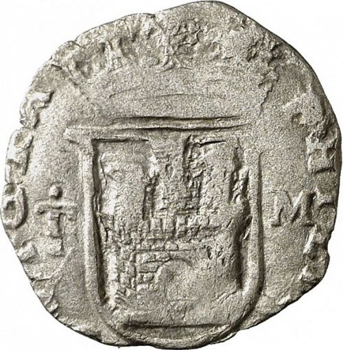 1 Cuartillo de Real Obverse Image minted in SPAIN in ND/M (1556-98  -  FELIPE II)  - The Coin Database