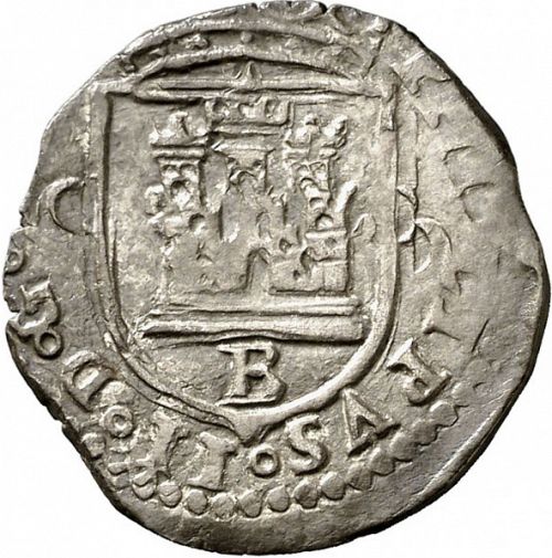 1 Cuartillo de Real Obverse Image minted in SPAIN in ND/cr (1556-98  -  FELIPE II)  - The Coin Database