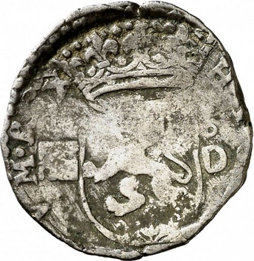 1 Cuartillo de Real Reverse Image minted in SPAIN in ND/D (1556-98  -  FELIPE II)  - The Coin Database