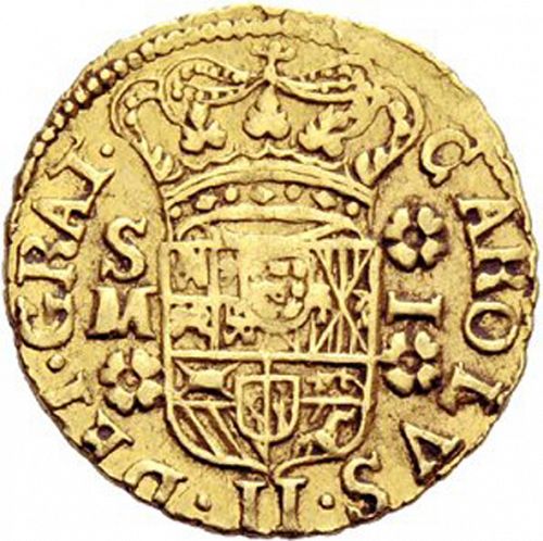 1 Escudo Obverse Image minted in SPAIN in 1699M (1665-00  -  CARLOS II)  - The Coin Database