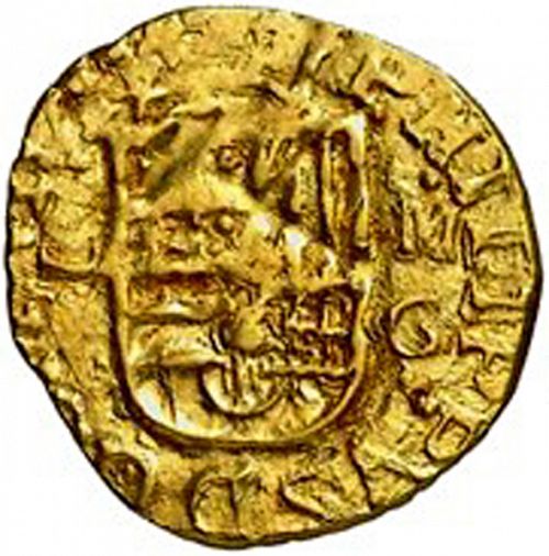 1 Escudo Obverse Image minted in SPAIN in 1593M (1556-98  -  FELIPE II)  - The Coin Database
