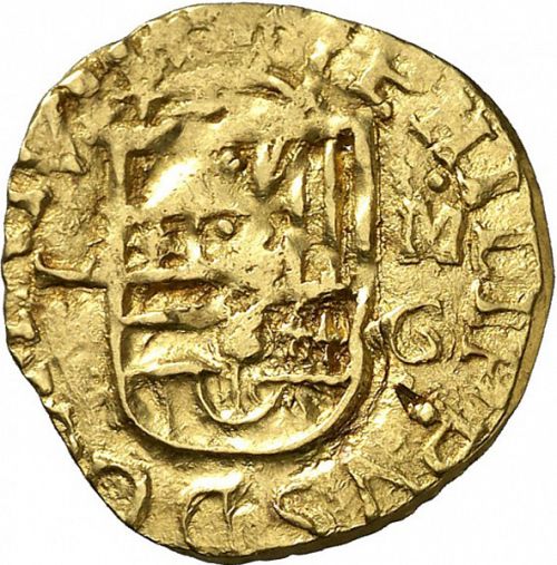 1 Escudo Obverse Image minted in SPAIN in ND/M (1556-98  -  FELIPE II)  - The Coin Database