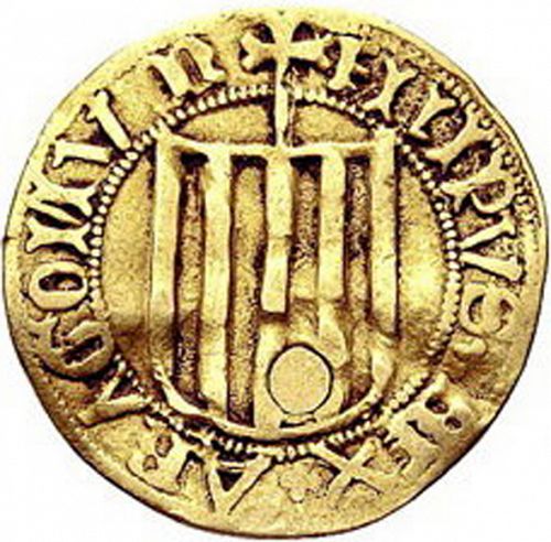 1 Escudo Obverse Image minted in SPAIN in ND (1556-98  -  FELIPE II)  - The Coin Database