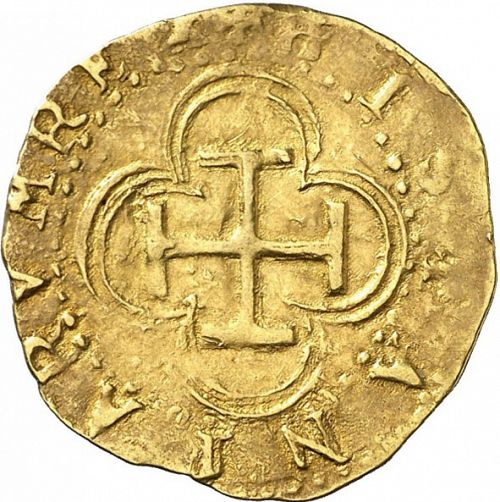 1 Escudo Reverse Image minted in SPAIN in ND/D (1556-98  -  FELIPE II)  - The Coin Database