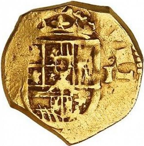 1 Escudo Obverse Image minted in SPAIN in 1611V (1598-21  -  FELIPE III)  - The Coin Database