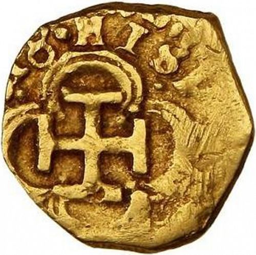 1 Escudo Reverse Image minted in SPAIN in 1618D (1598-21  -  FELIPE III)  - The Coin Database