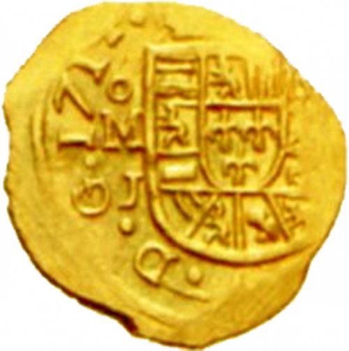 1 Escudo Obverse Image minted in SPAIN in 1714J (1700-46  -  FELIPE V)  - The Coin Database