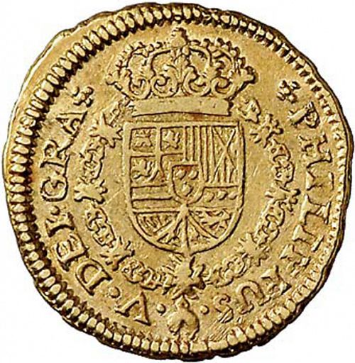 1 Escudo Obverse Image minted in SPAIN in 1721J (1700-46  -  FELIPE V)  - The Coin Database
