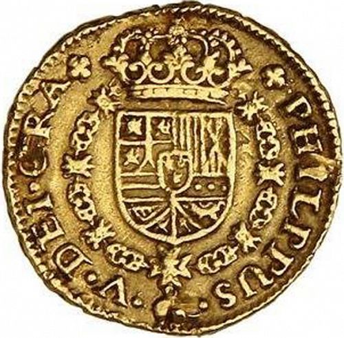 1 Escudo Obverse Image minted in SPAIN in 1723J (1700-46  -  FELIPE V)  - The Coin Database