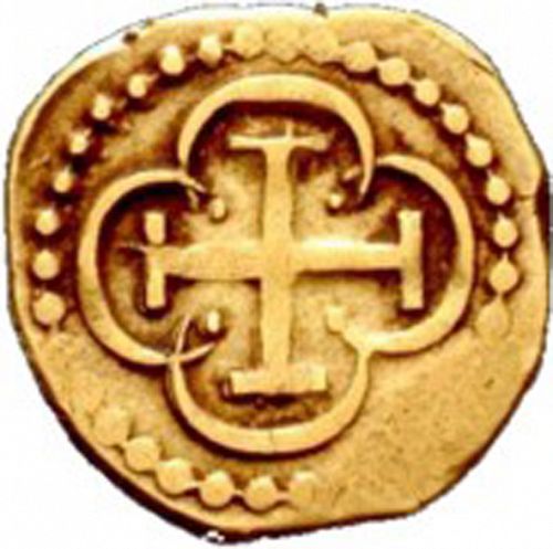 1 Escudo Reverse Image minted in SPAIN in 1701H (1700-46  -  FELIPE V)  - The Coin Database