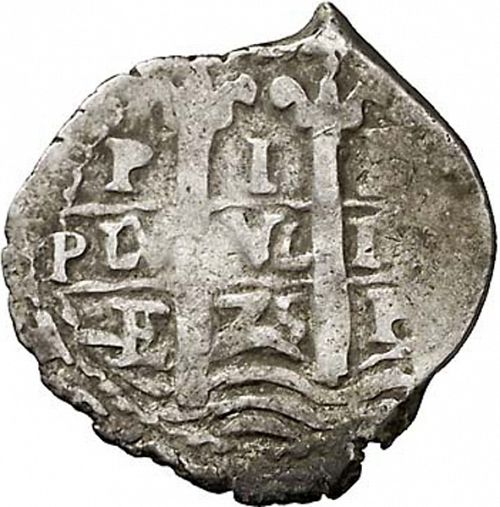 1 Real Obverse Image minted in SPAIN in 1675E (1665-00  -  CARLOS II)  - The Coin Database