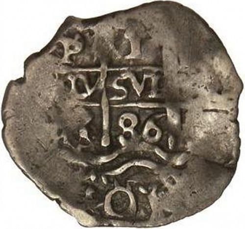 1 Real Obverse Image minted in SPAIN in 1686VR (1665-00  -  CARLOS II)  - The Coin Database