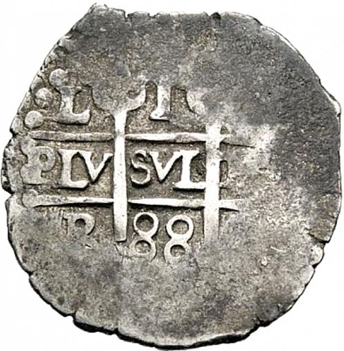 1 Real Obverse Image minted in SPAIN in 1688R (1665-00  -  CARLOS II)  - The Coin Database