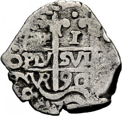 1 Real Obverse Image minted in SPAIN in 1690VR (1665-00  -  CARLOS II)  - The Coin Database