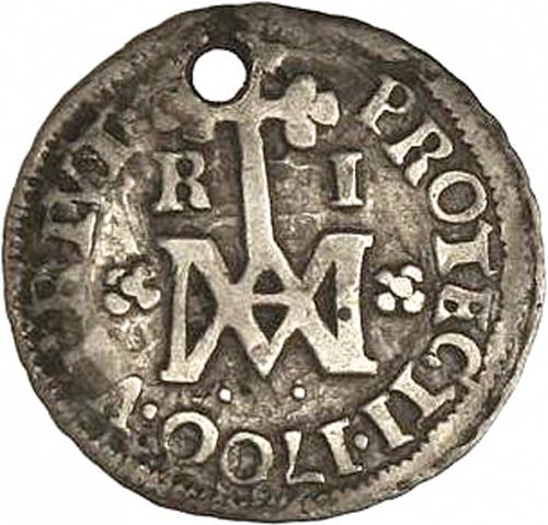 1 Real Reverse Image minted in SPAIN in 1700M (1665-00  -  CARLOS II)  - The Coin Database