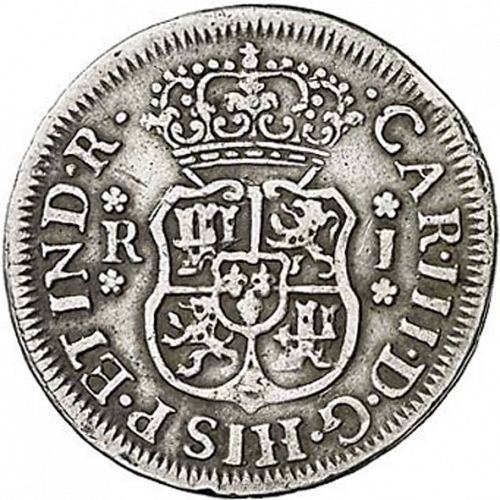 1 Real Obverse Image minted in SPAIN in 1761JM (1759-88  -  CARLOS III)  - The Coin Database