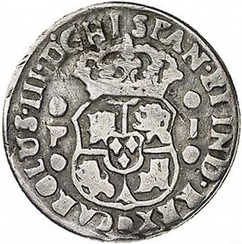 1 Real Obverse Image minted in SPAIN in 1765P (1759-88  -  CARLOS III)  - The Coin Database