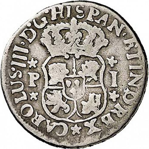 1 Real Obverse Image minted in SPAIN in 1771P (1759-88  -  CARLOS III)  - The Coin Database