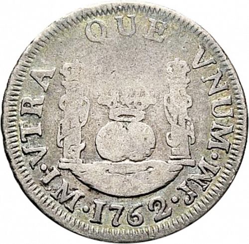 1 Real Reverse Image minted in SPAIN in 1762JM (1759-88  -  CARLOS III)  - The Coin Database