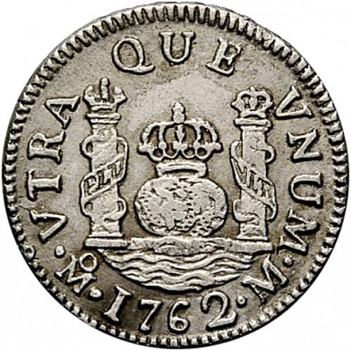 1 Real Reverse Image minted in SPAIN in 1762M (1759-88  -  CARLOS III)  - The Coin Database