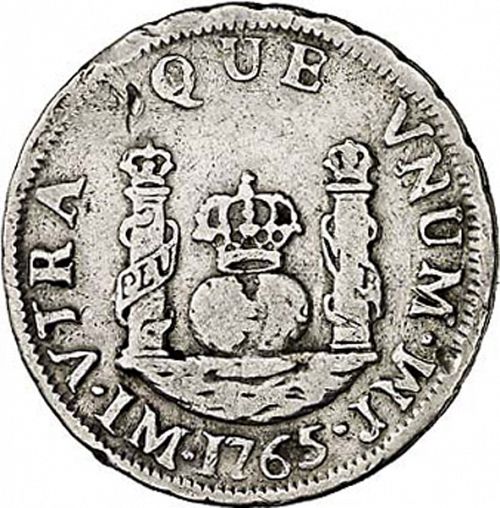 1 Real Reverse Image minted in SPAIN in 1765JM (1759-88  -  CARLOS III)  - The Coin Database