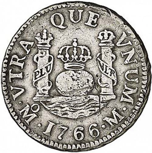 1 Real Reverse Image minted in SPAIN in 1766M (1759-88  -  CARLOS III)  - The Coin Database