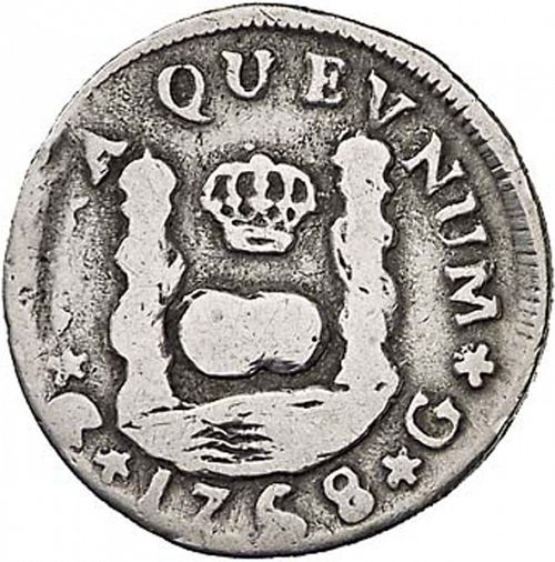 1 Real Reverse Image minted in SPAIN in 1768P (1759-88  -  CARLOS III)  - The Coin Database