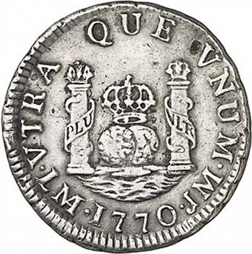 1 Real Reverse Image minted in SPAIN in 1770JM (1759-88  -  CARLOS III)  - The Coin Database