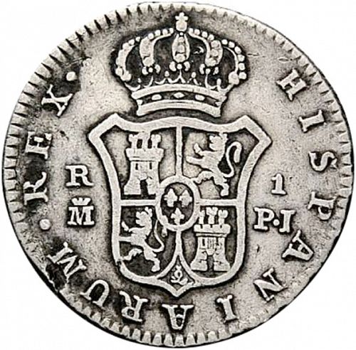 1 Real Reverse Image minted in SPAIN in 1773PJ (1759-88  -  CARLOS III)  - The Coin Database