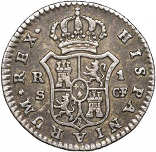 1 Real Reverse Image minted in SPAIN in 1774CF (1759-88  -  CARLOS III)  - The Coin Database