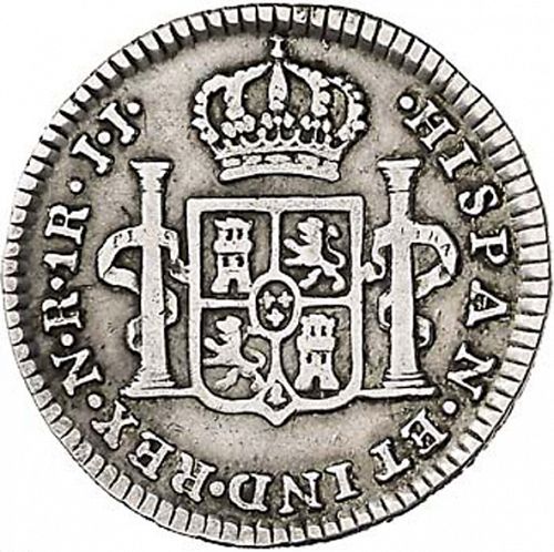 1 Real Reverse Image minted in SPAIN in 1777JJ (1759-88  -  CARLOS III)  - The Coin Database