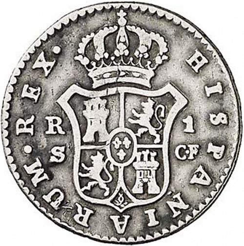 1 Real Reverse Image minted in SPAIN in 1783CF (1759-88  -  CARLOS III)  - The Coin Database